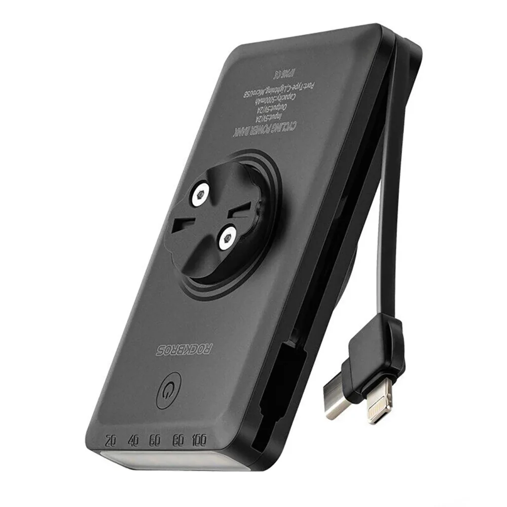 Rockbros JP008 front bike light for counter with power bank 5000mAh 150lm IPX6 - blackeng