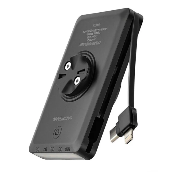 Rockbros JP008 front bike light for counter with power bank 5000mAh 150lm IPX6 - blackeng