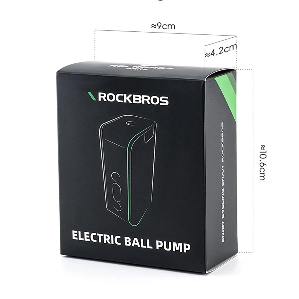 Rockbros 42520006001 Electric Pump Compressor with Digital Display for Balls / Balloons - Blueeng