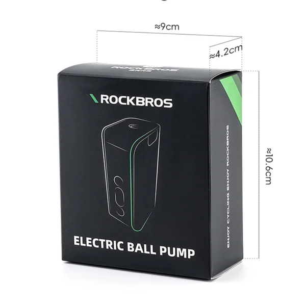 Rockbros 42520006001 Electric Pump Compressor with Digital Display for Balls / Balloons - Blueeng