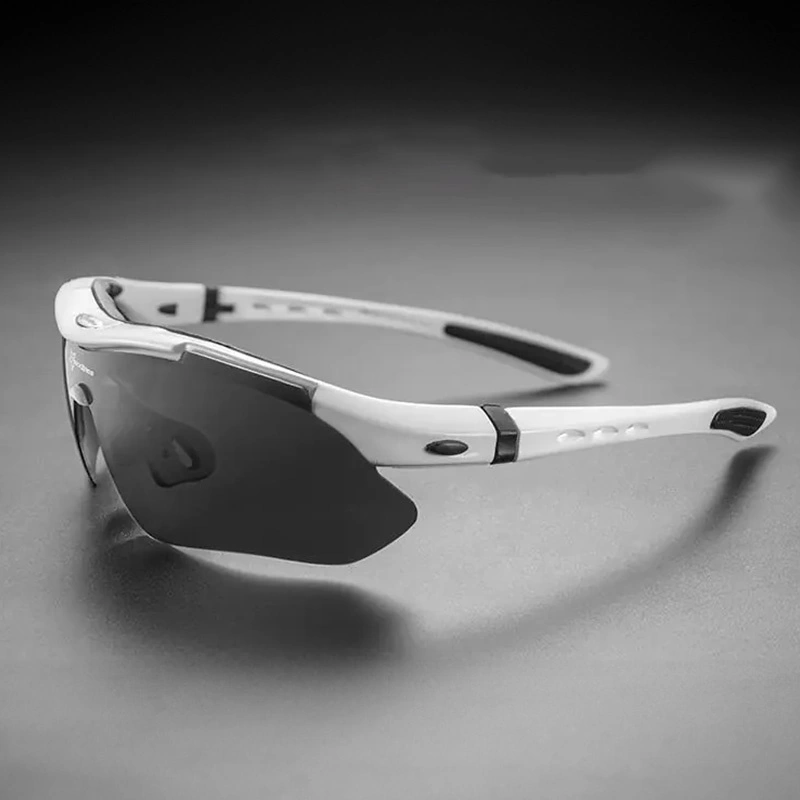 Rockbros 10002 polarizing cycling glasses - whiteeng