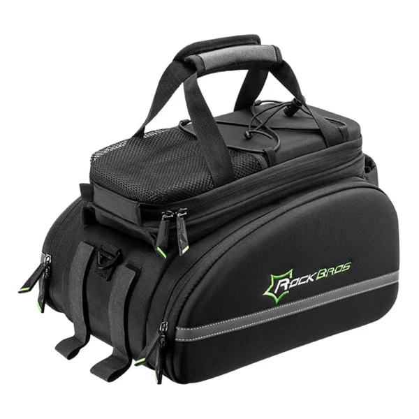 Rockbros A6-03BK bicycle bag for trunk 35 l with fold-out pockets - blackeng