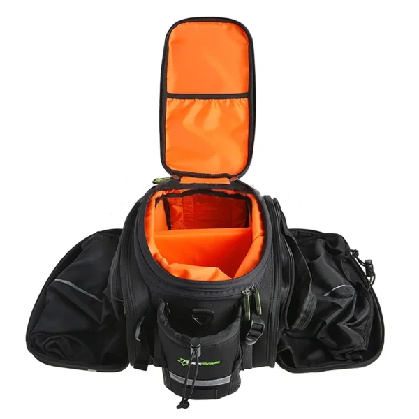 Rockbros A6-03BK bicycle bag for trunk 35 l with fold-out pockets - blackeng