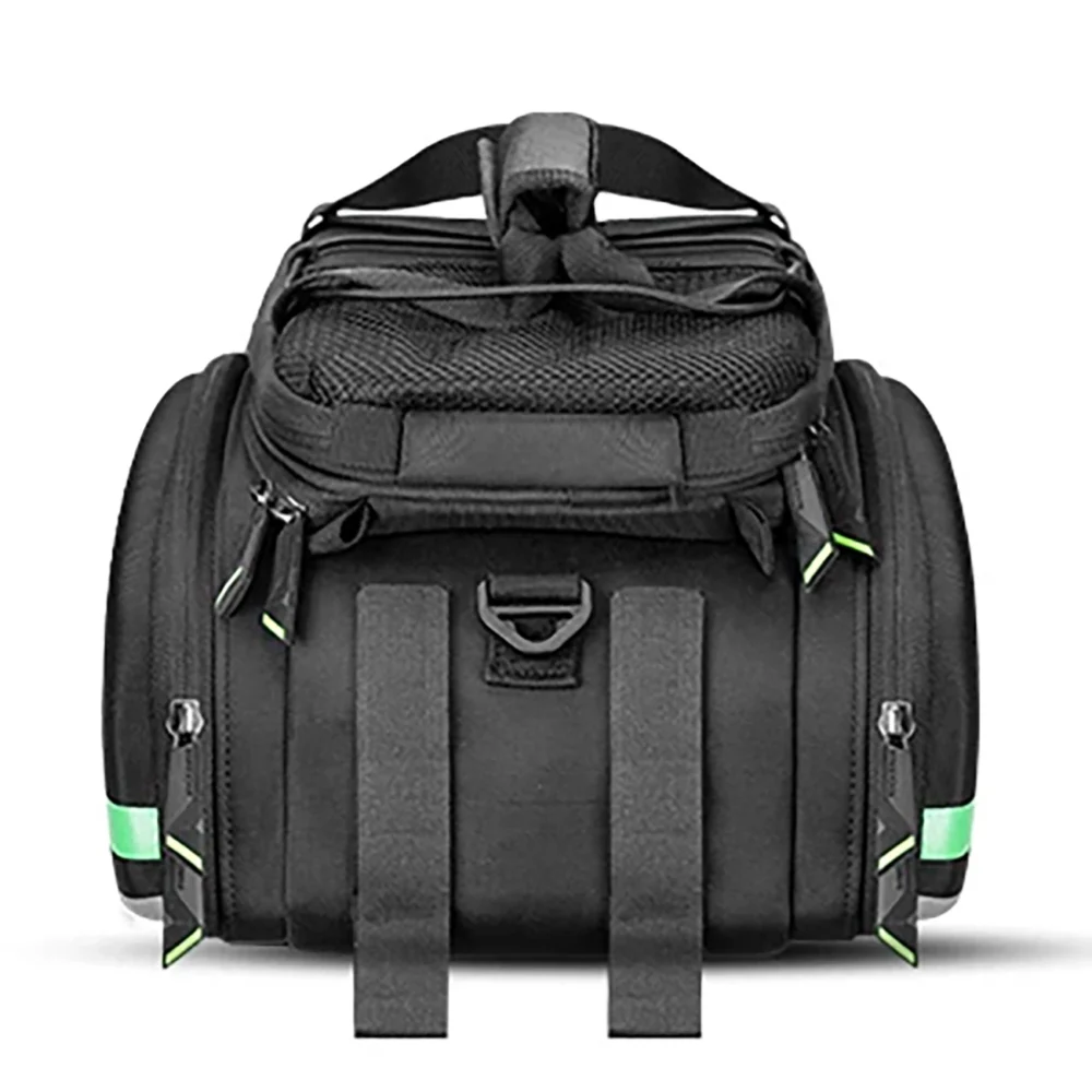 Rockbros A6-03BK bicycle bag for trunk 35 l with fold-out pockets - blackeng