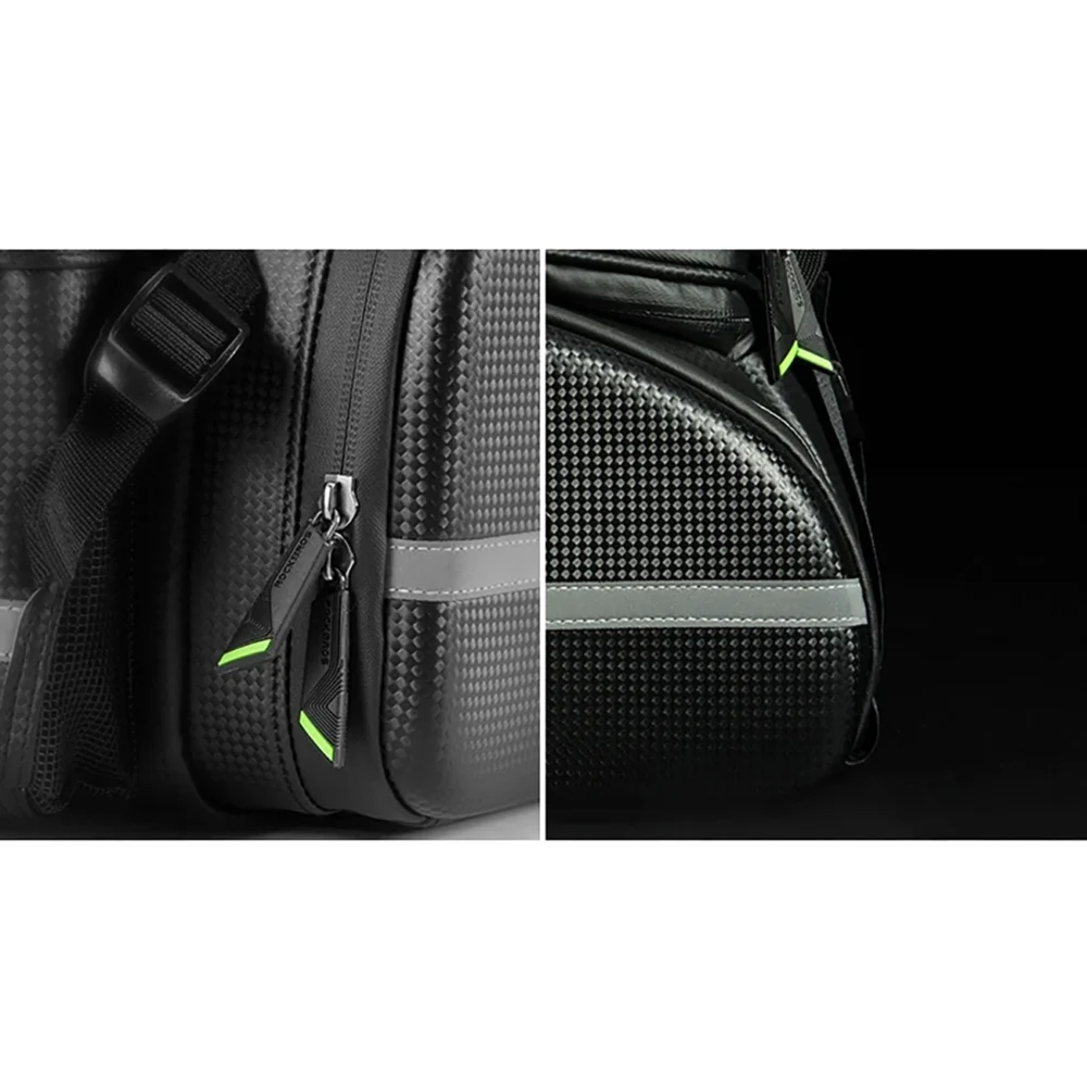 Rockbros A6-6 bicycle bag for trunk, 35 l, with fold-out pockets - blackeng