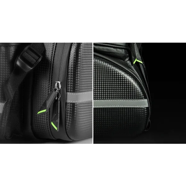 Rockbros A6-6 bicycle bag for trunk, 35 l, with fold-out pockets - blackeng