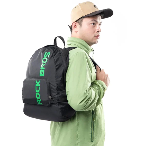 Rockbros H10-BK sports foldable backpack 18 l - blackeng