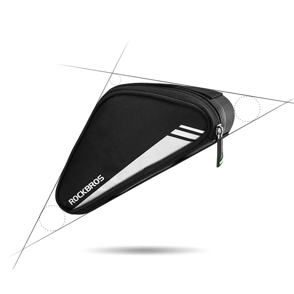 Rockbros B55-BK bicycle bag for frame 0.7 l - blackeng