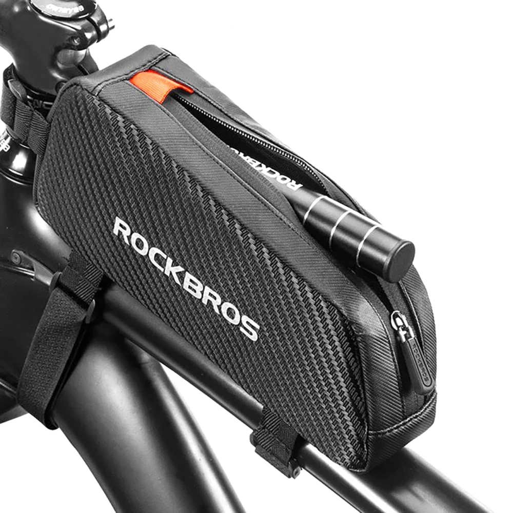 Rockbros 039BK bicycle frame bag 1 l with braid - blackeng