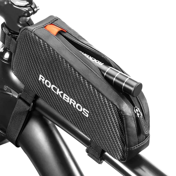 Rockbros 039BK bicycle frame bag 1 l with braid - blackeng