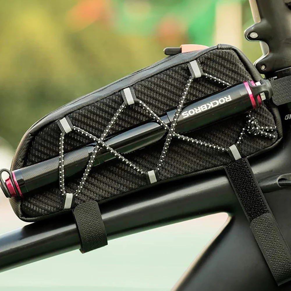 Rockbros 039BK bicycle frame bag 1 l with braid - blackeng