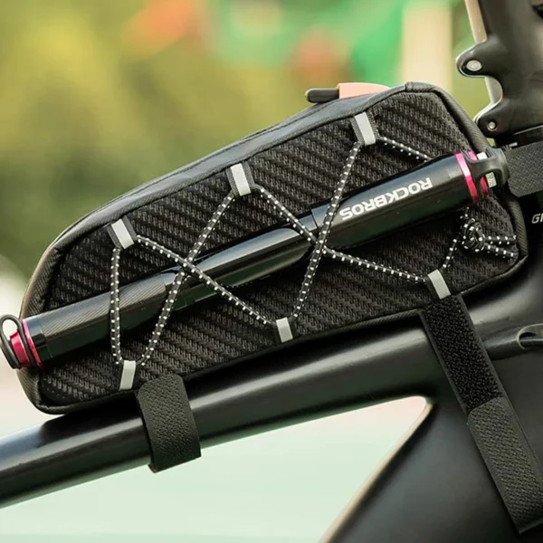 Rockbros 039BK bicycle frame bag 1 l with braid - blackeng