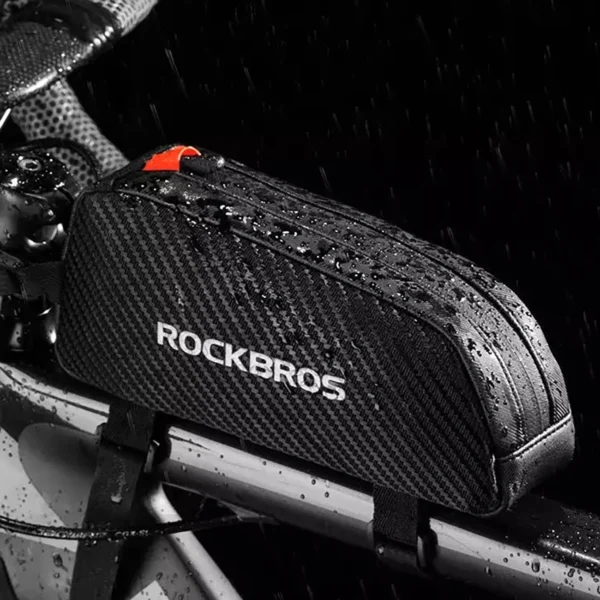 Rockbros 039BK bicycle frame bag 1 l with braid - blackeng