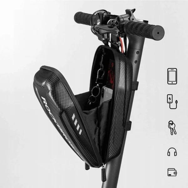 Rockbros B62 bicycle bag for handlebar or frame 2 l - blackeng