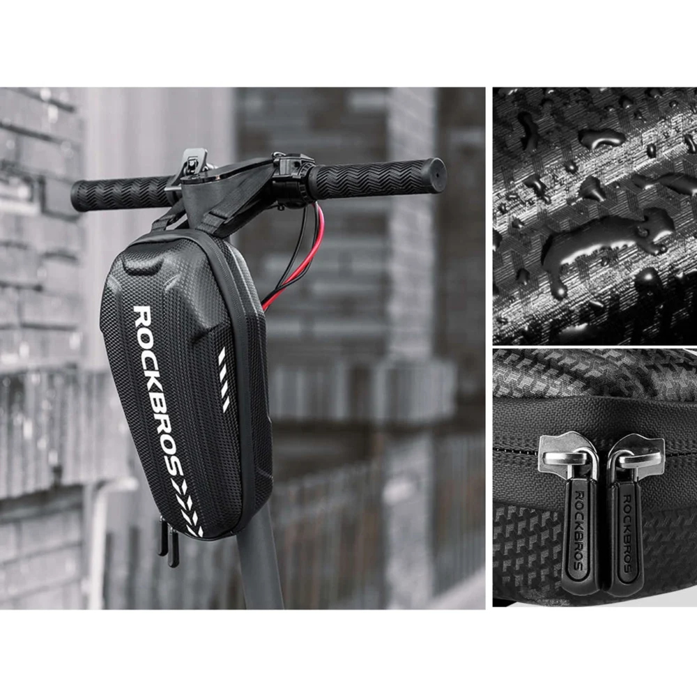 Rockbros B62 bicycle bag for handlebar or frame 2 l - blackeng