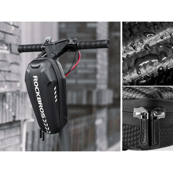 Rockbros B62 bicycle bag for handlebar or frame 2 l - blackeng