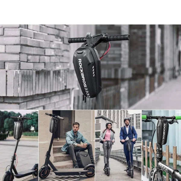 Rockbros B62 bicycle bag for handlebar or frame 2 l - blackeng
