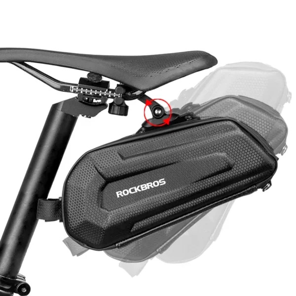 Rockbros B69 bicycle saddle bag 1.8l with easy release system - blackeng