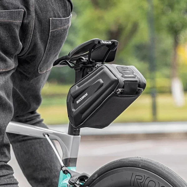Rockbros B69 bicycle saddle bag 1.8l with easy release system - blackeng