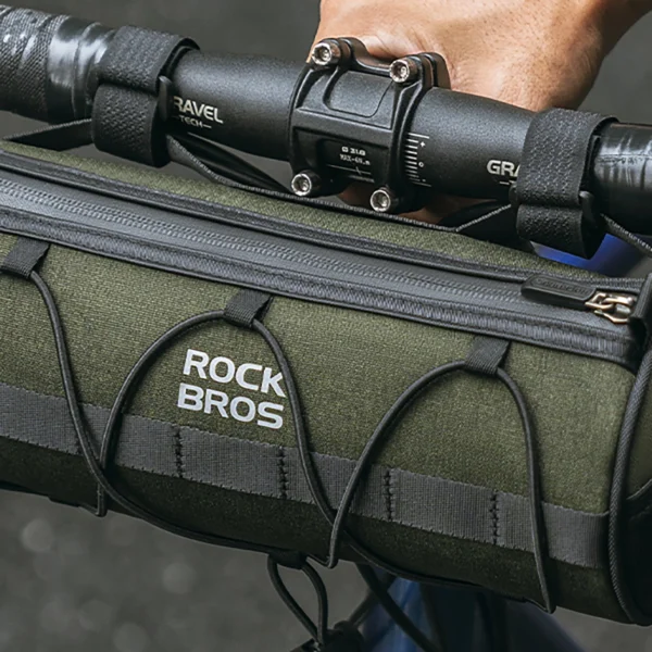 Rockbros 30110049001 bicycle handlebar bag 2 l - greeneng