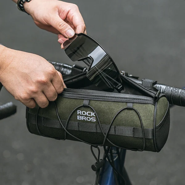 Rockbros 30110049001 bicycle handlebar bag 2 l - greeneng