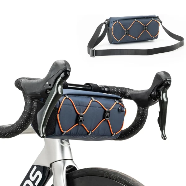 Rockbros 30110054002 bicycle handlebar bag 2.2 l - blueeng