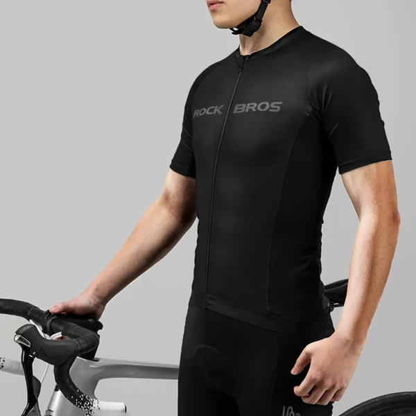 Rockbros 15120002006 short sleeve cycling jersey XXXL - blackeng