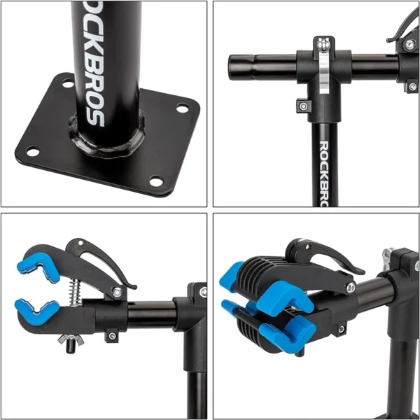 Rockbros 27210002001 Service Stand with Quick Releases for Bicycles - Blackeng