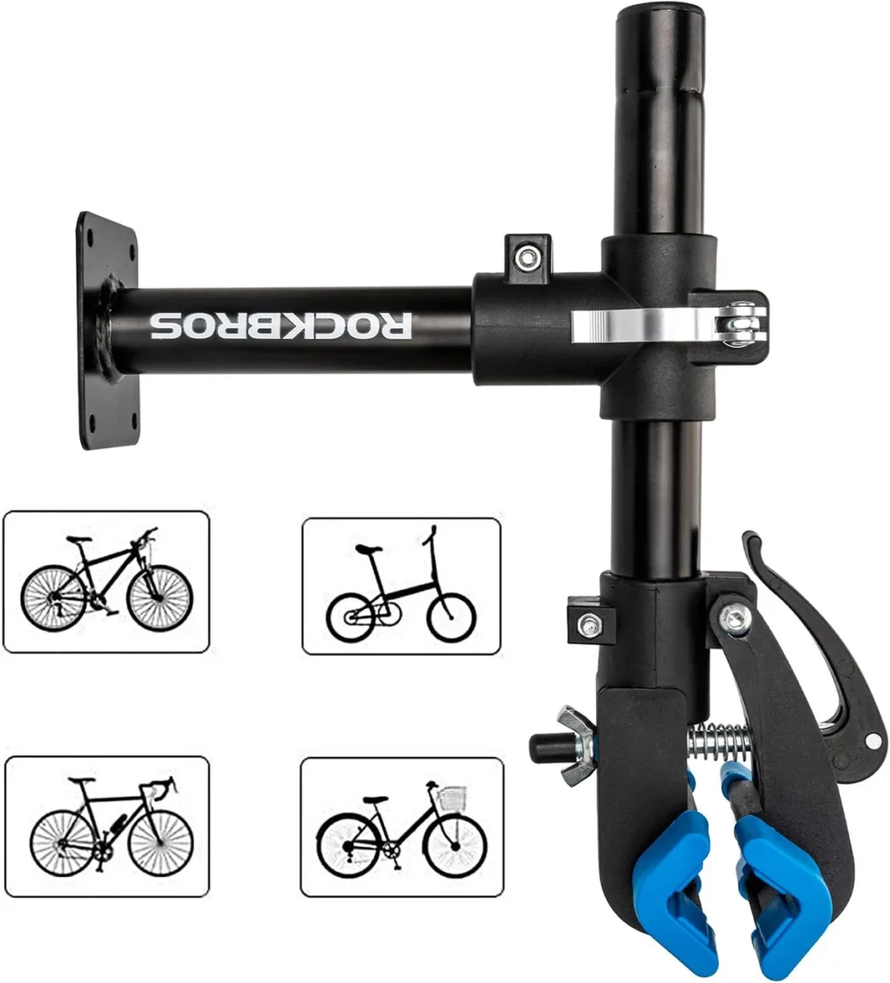 Rockbros 27210002001 Service Stand with Quick Releases for Bicycles - Blackeng