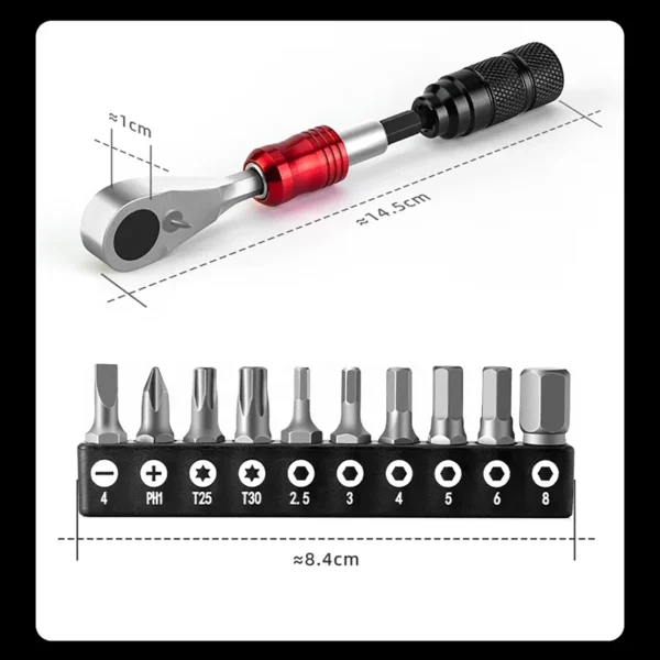 Rockbros 43210049001 bicycle repair kit - blackeng