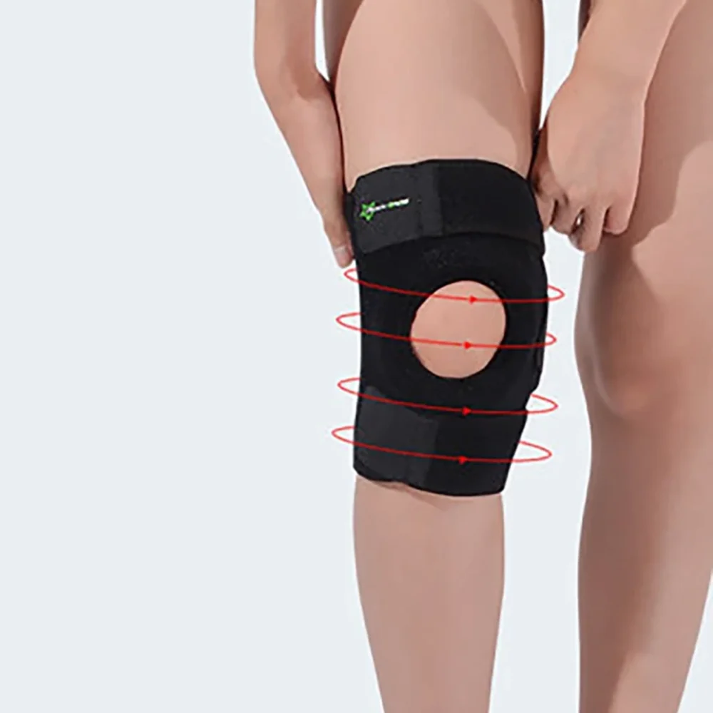 Rockbros LF1106L sports protector for patella and knee joint, size L - blackeng