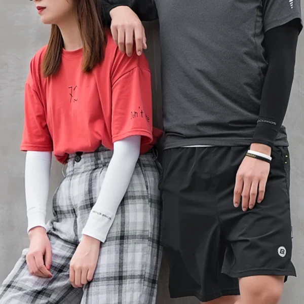 Rockbros XT9002BK cycling sleeves - black (2 pcs.)eng
