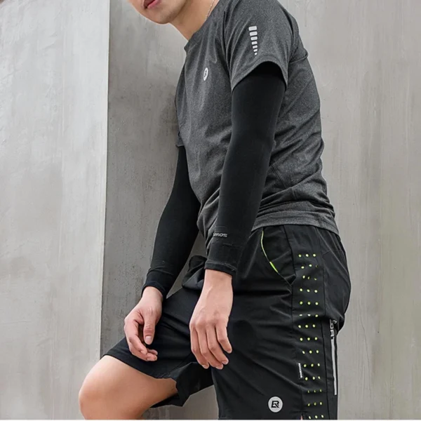 Rockbros XT9002BK cycling sleeves - black (2 pcs.)eng