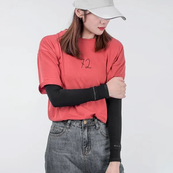 Rockbros XT9002BK cycling sleeves - black (2 pcs.)eng