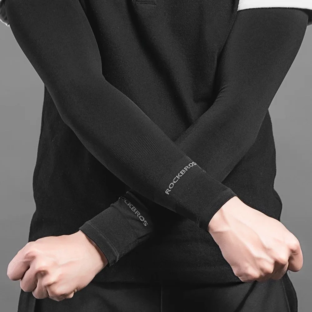 Rockbros XT9002BK cycling sleeves - black (2 pcs.)eng