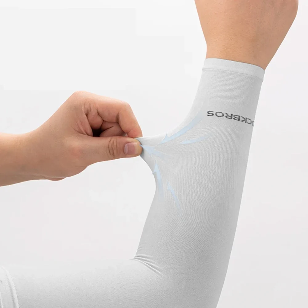 Rockbros XT9002W cycling sleeves - white (2 pcs.)eng