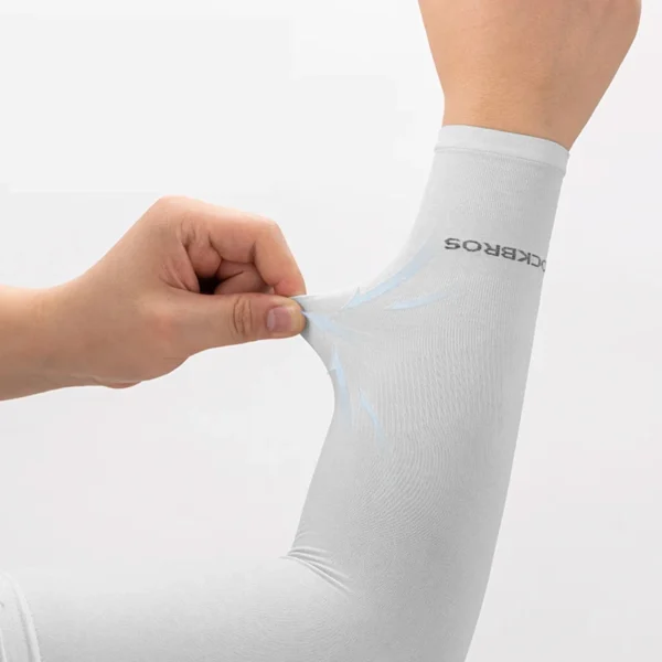 Rockbros XT9002W cycling sleeves - white (2 pcs.)eng