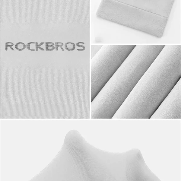 Rockbros XT9002W cycling sleeves - white (2 pcs.)eng
