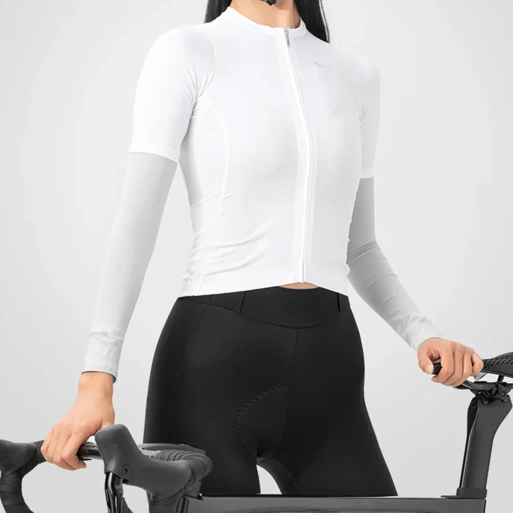 Rockbros XT9002W cycling sleeves - white (2 pcs.)eng