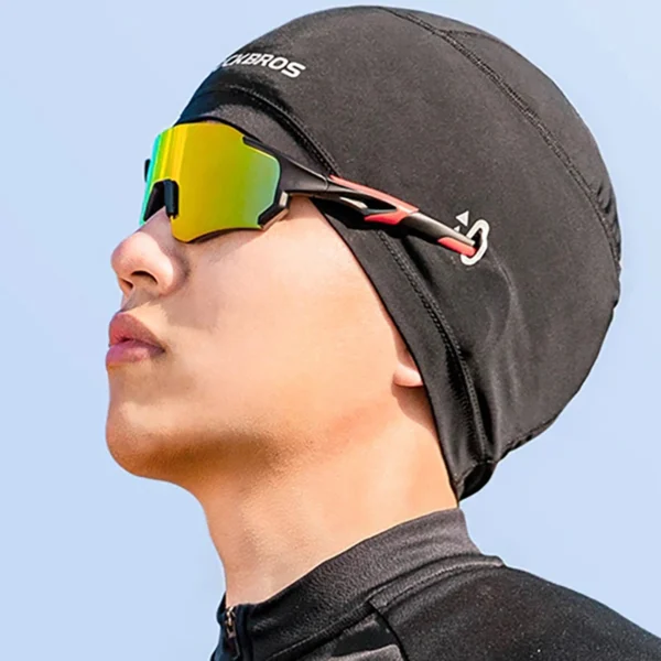Rockbros YPP037 cycling cap with cutouts for glasses - blackeng