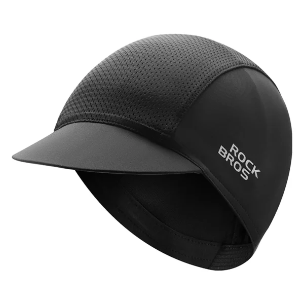 Rockbros 18230005001 cycling cap with peak - blackeng