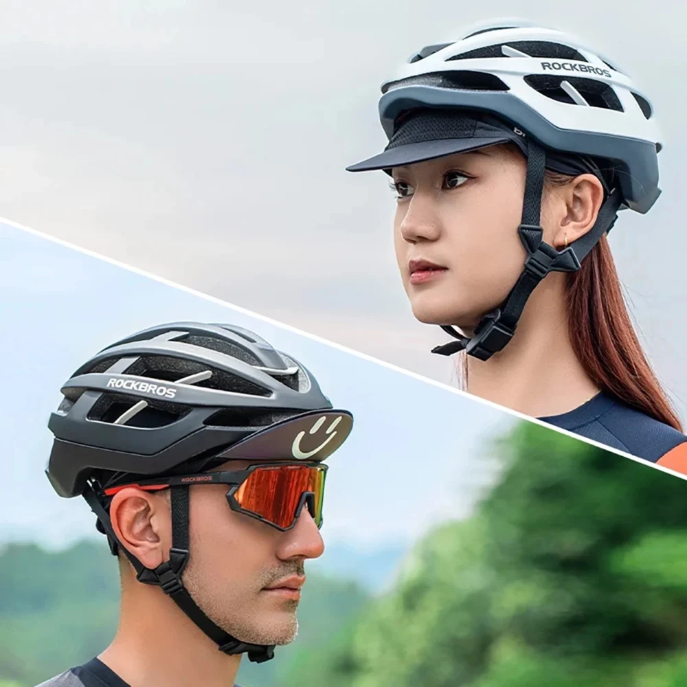 Rockbros 18230005001 cycling cap with peak - blackeng
