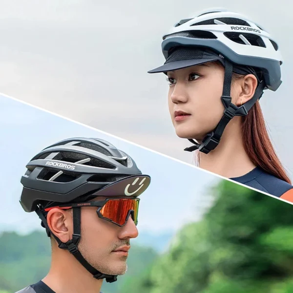 Rockbros 18230005001 cycling cap with peak - blackeng