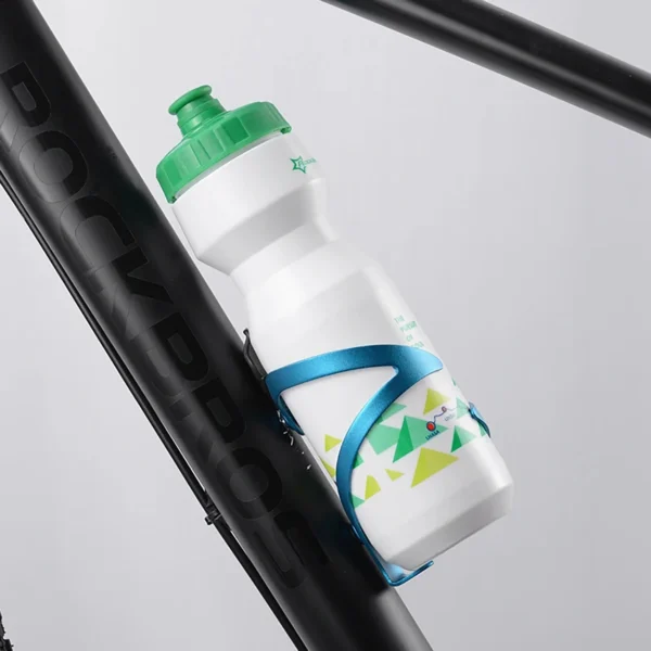 Rockbros 2017-11ABL Aluminum Bike Bottle Holder - Blueeng