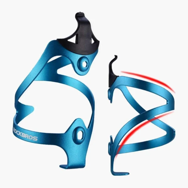 Rockbros 2017-11ABL Aluminum Bike Bottle Holder - Blueeng