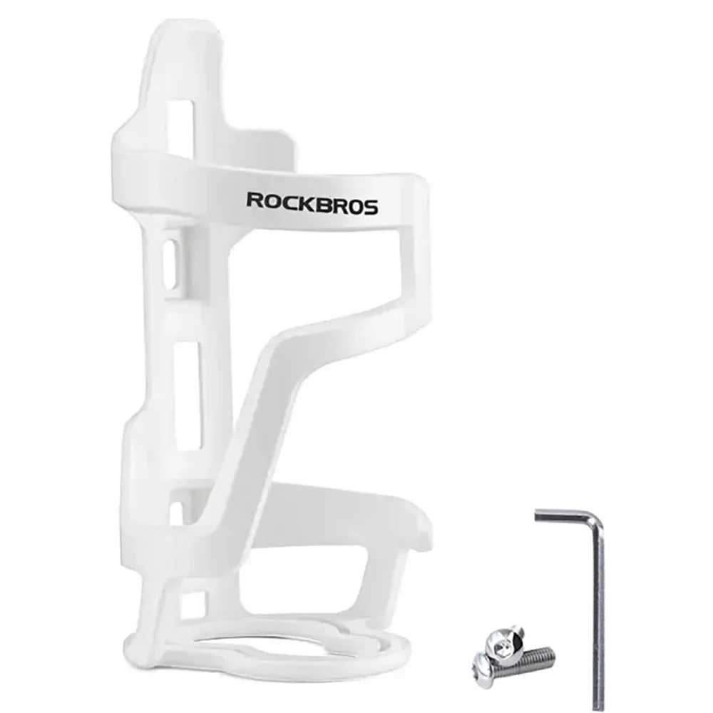 Rockbros 31210012002 bicycle water bottle holder - whiteeng