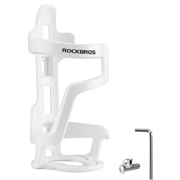 Rockbros 31210012002 bicycle water bottle holder - whiteeng