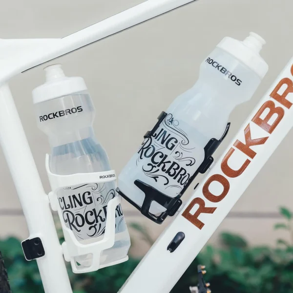 Rockbros 31210012002 bicycle water bottle holder - whiteeng