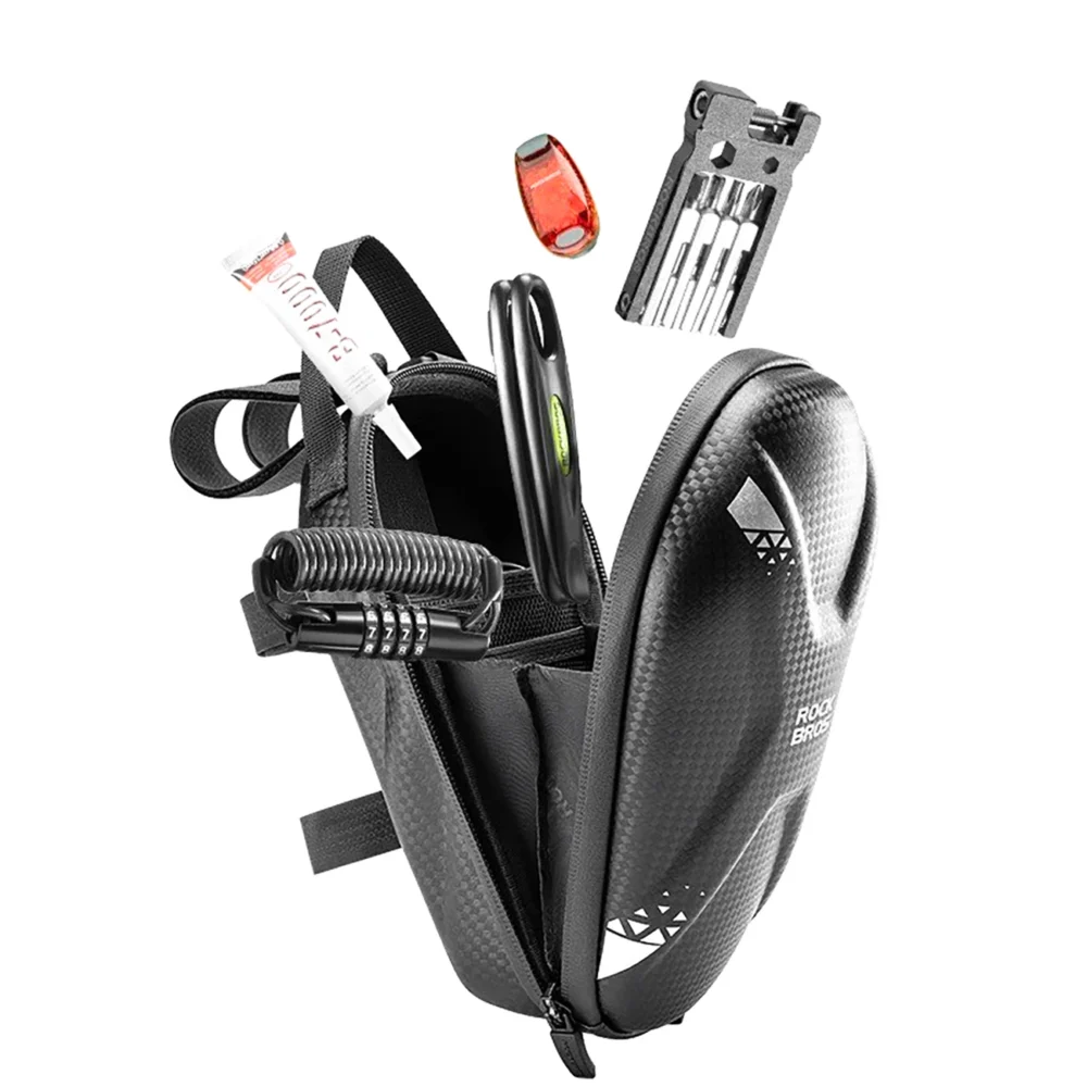 Rockbros bag 3011006301 for the handlebar of a bicycle or scooter 1.3 l - blackeng