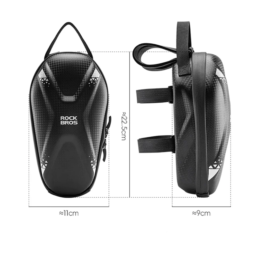 Rockbros bag 3011006301 for the handlebar of a bicycle or scooter 1.3 l - blackeng